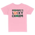 thumbnail image 1 of TeesAndTankYou Mommy's Lucky Charm St. Patrick's Day Toddler Kids T-Shirt 2T Light Pink, 1 of 4