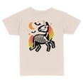 thumbnail image 1 of TeesAndTankYou Skeleton Unicorn Toddler Kids T-Shirt 3T Natural, 1 of 2