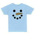 thumbnail image 1 of TeesAndTankYou Snowman Face Toddler Kids T-Shirt 3T Light Blue, 1 of 4