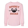 thumbnail image 1 of TeesAndTankYou Spooky Squad Toddler Kids Long Sleeve T-Shirt 2T Light Pink, 1 of 4