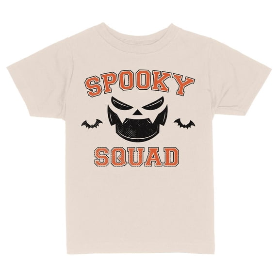TeesAndTankYou Spooky Squad Toddler Kids T-Shirt 3T Natural