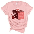 thumbnail image 1 of TeesAndTankYou Why I Love Cats More Than People Valentines Day Shirt Unisex X-Large Pink, 1 of 4