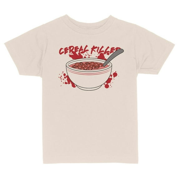 TeesAndTankyou Cereal Killer Toddler Kids T-Shirt 3T Natural