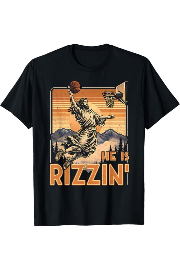 Christian Easter T-Shirt for Boys and Teens - Ideal for Celebrations, Navy M