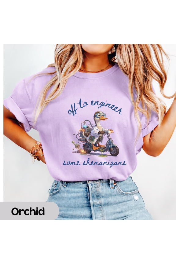 Comfort ColorsĀ® Funny Engineer Goose Shirt, Engineer Shirt, Engineering Gift, Engineer Mothers Day Gift, Cute STEM Tee, Red 4XL