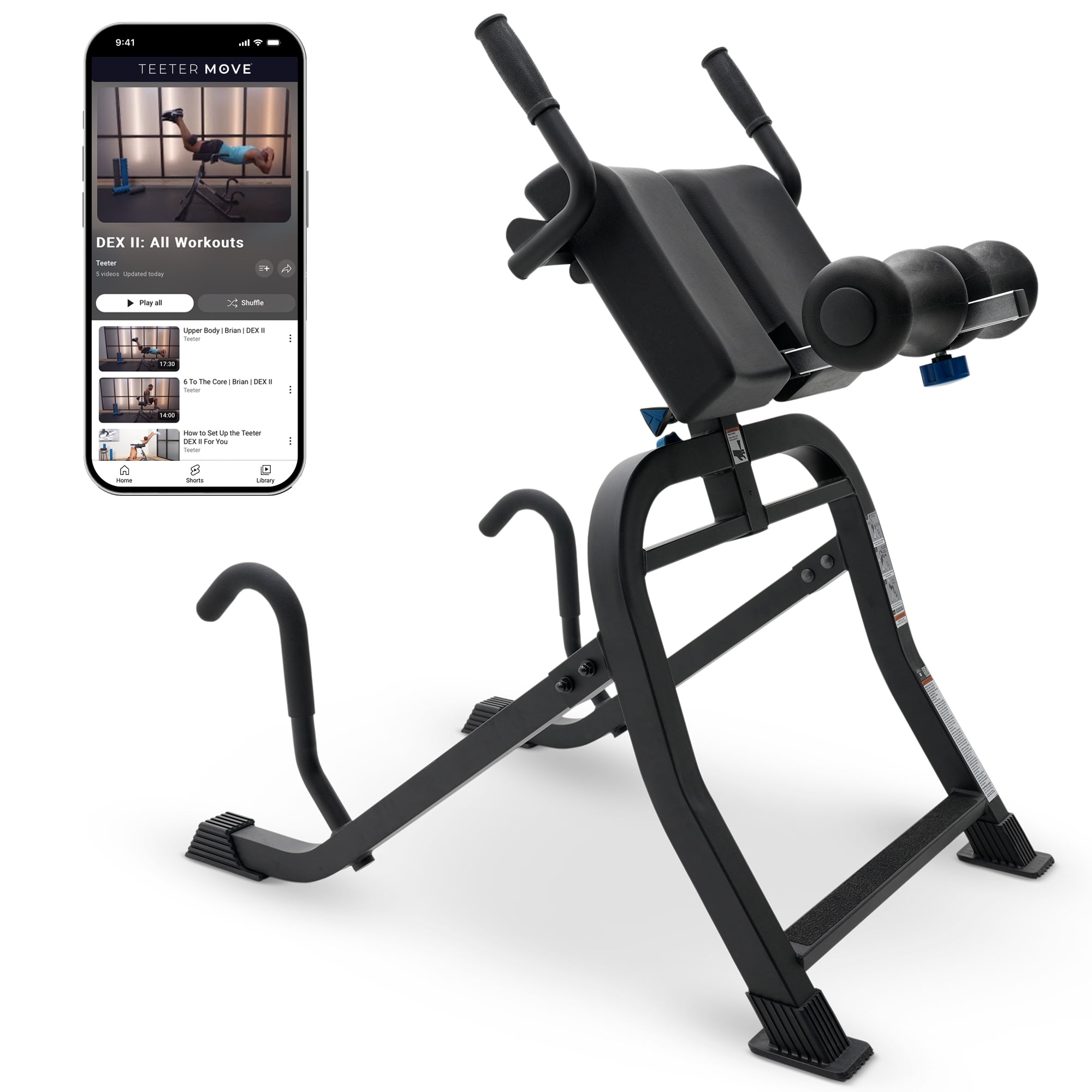 Teeter Dex II‚Ñ¢ Inversion System for Core Exercises Versatile