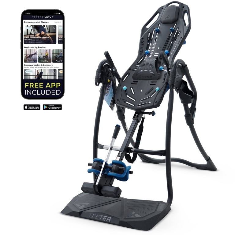 TEETER FitSpine LX9 逆さ吊り健康器具　中古品 Teeter FitSpine LX9 Inversion Table, Black with EZ-Reach‚Ñ¢ Ankle