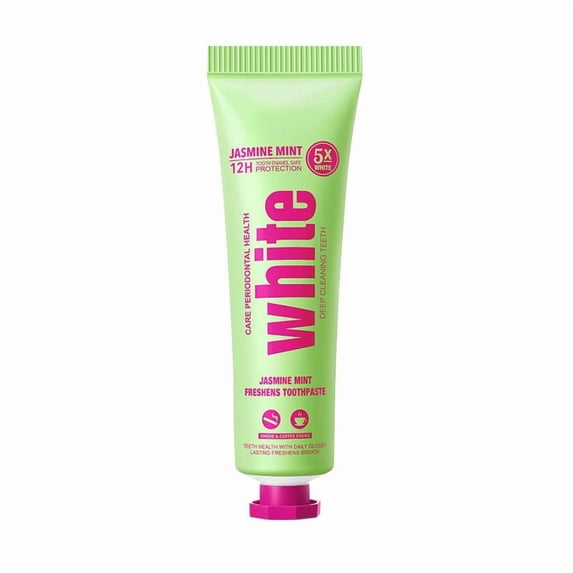 Teeth Brightening Toothpaste for Daily Use, Gentle Stain Removal Formula for Brighter Smile, Fresh Breath Oral Care Paste, 30g Travel Size Toothpaste for Men Women, Home Office Dental Hygiene
