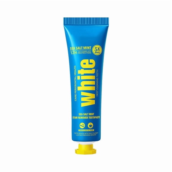Teeth Brightening Toothpaste for Daily Use, Gentle Stain Removal Formula for Brighter Smile, Fresh Breath Oral Care Paste, 30g Travel Size Toothpaste for Men Women, Home Office Dental Hygiene