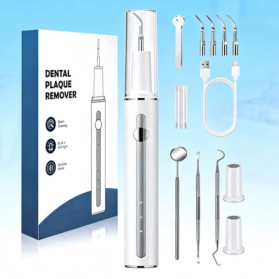 Teeth Cleaning Kit Plaque Remover For Teeth, Portable Dental Plaque Remover Tool