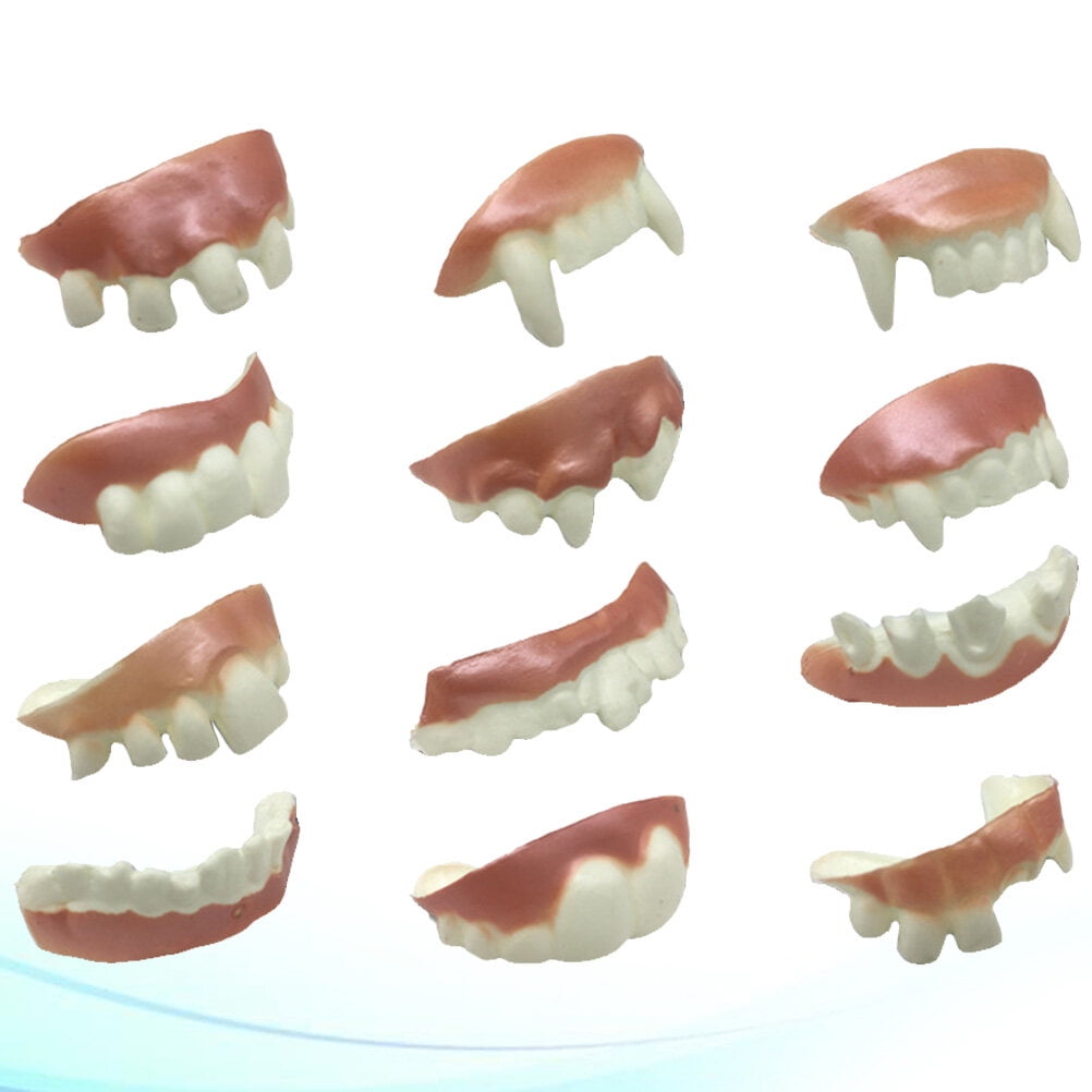Teeth Fake Party Denture Model Costume Fangs Veneers Horror Decor Prop