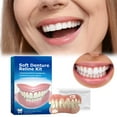Teeth Gel False Teeth for Missing Teeth Clip on Braces 2 Front Teeth