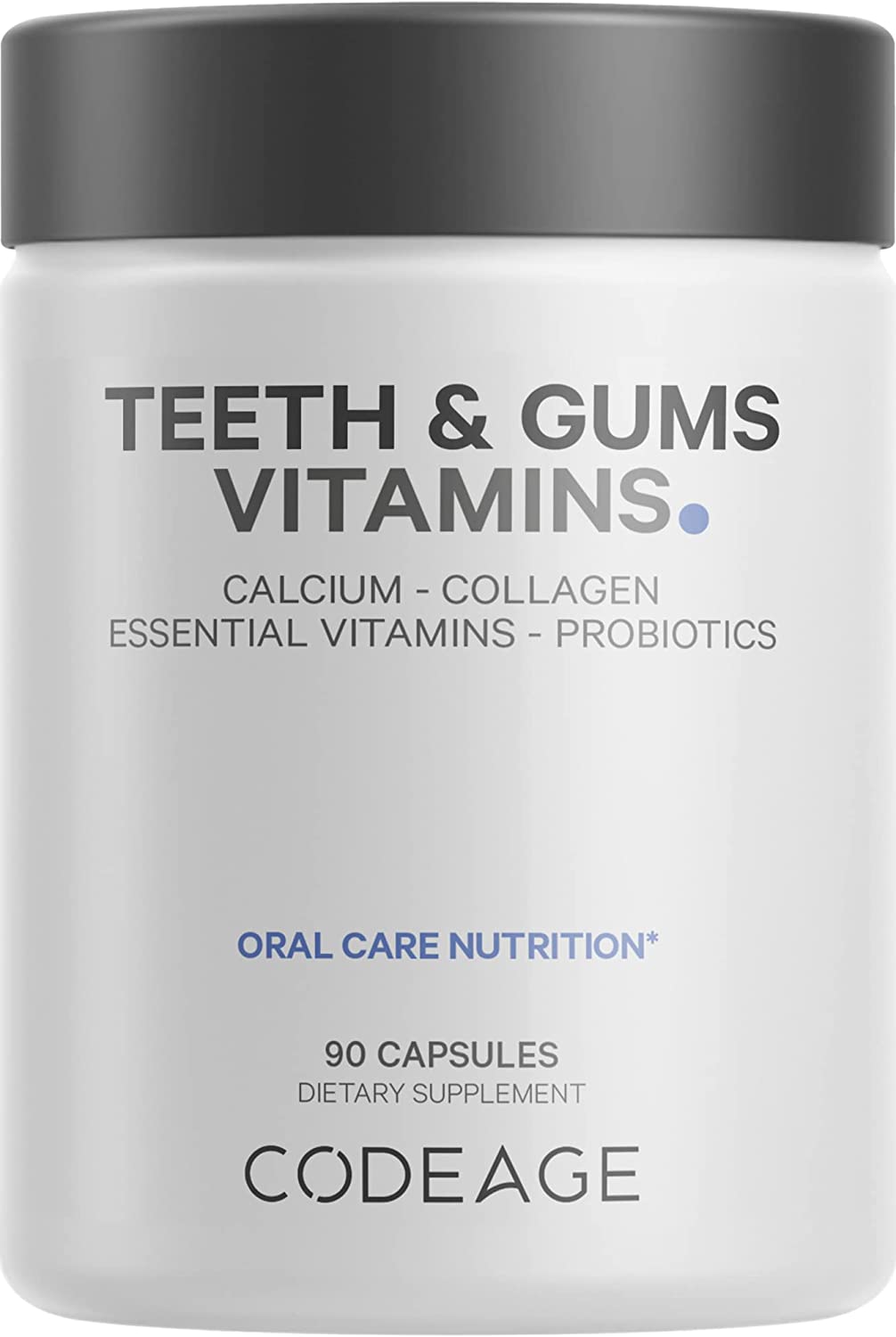 Teeth & Gums Vitamins + Oral Probiotics Supplement for Mouth Whole