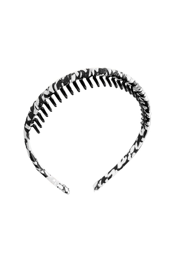 Teeth Headbands for Women Multicolors Non Tooth Comb Headbands Hair Hoops Soft Hair Accessories Snap Barrettes for Toddler Girls Large Barrettes for Thick Hair Womens Hair Barrettes Small Bar Clips