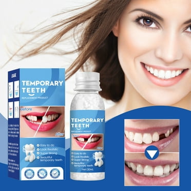 Teeth Repair Kit, Temporary False Teeth Moldable False Teeth for Snap on Instant and Confident Smile 30ml