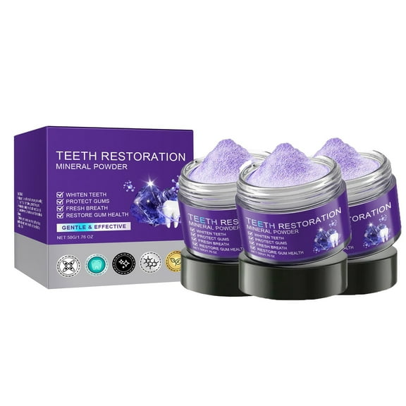 Teeth Restoration Mineral Powder - Effective in Strengthening Teeth and Gums, Protect Gums and Freshen Breath
