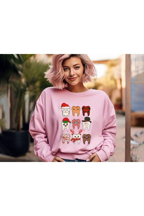 Teeth Shirt, Dentist Orthodontist T-Shirt, Orthodontist Sweatshirt, Dental Hygienist Sweater, Dental Assistant Shirt All Size S-5Xl