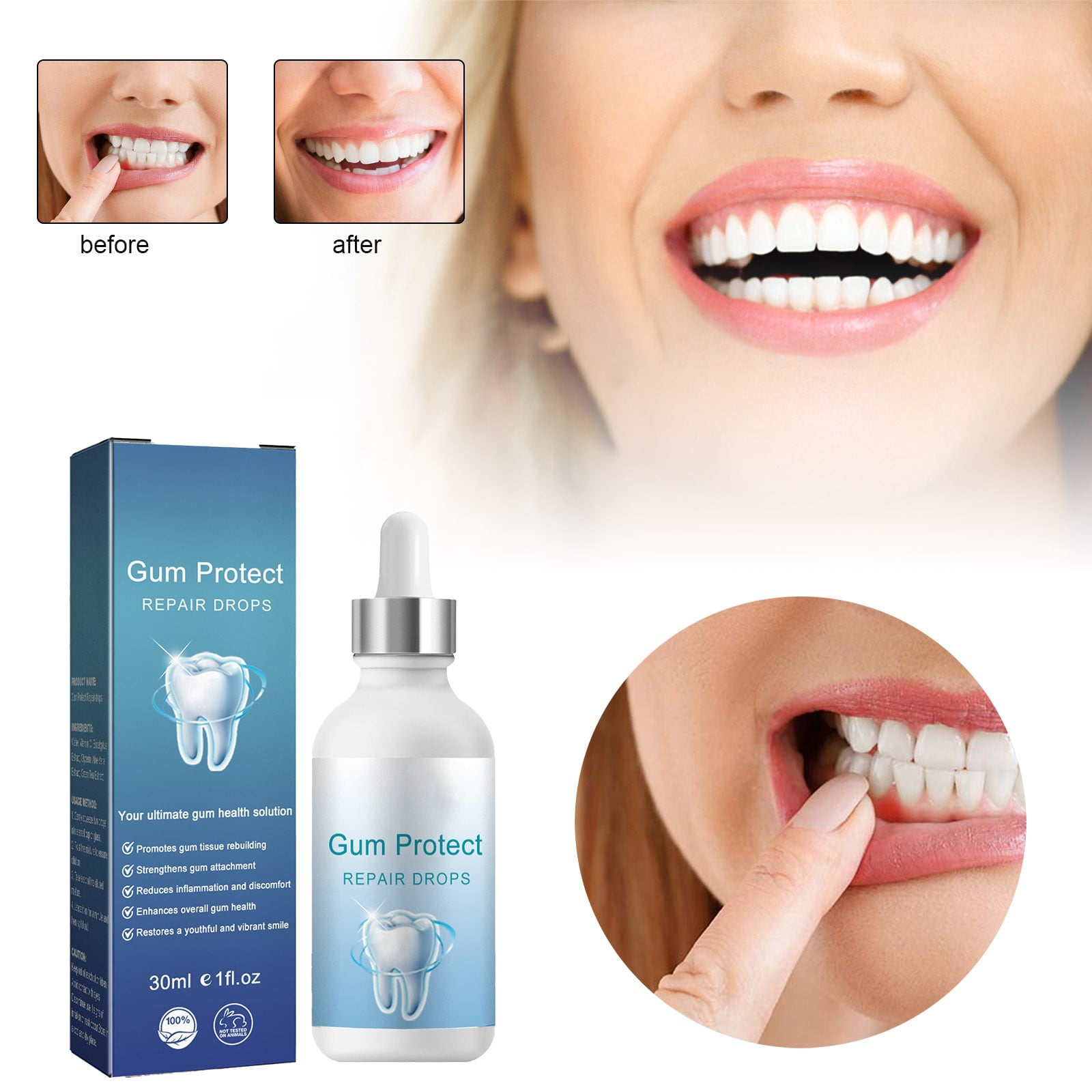 Teeth Veneers Plaque Disclosing Mouthwash Teeth ning Kits Ear Irrigation Bottle Massage Shower