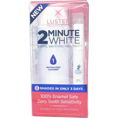 Luster Premium White 2Minute Pearl Infused Teeth Whitening Kit, Fast