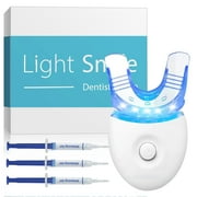 Teeth Whitening Kit -LED Light Tooth Whitener with Mouth Trays, Remineralizing Gel and Tray Case