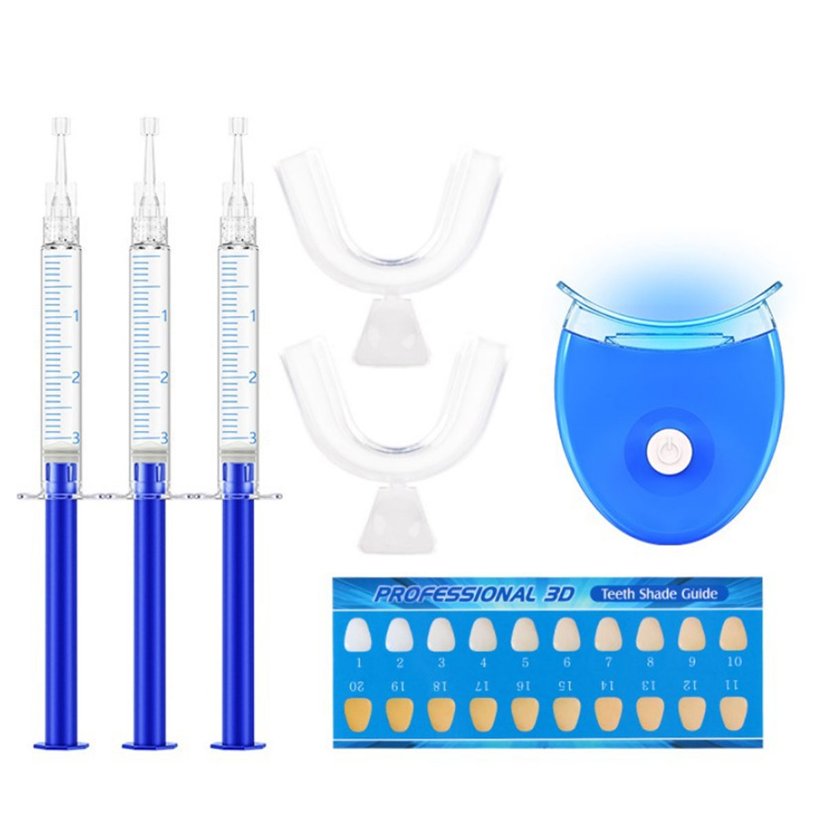 Teeth Whitening Kit for Sensitive Teeth Oral Care, Includes 1 LED Light