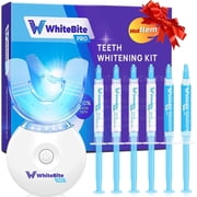 Whitebite Pro Gentle Teeth Whitening Kit with 4 Teeth Whitening Gels & 2 Remineralization Gels