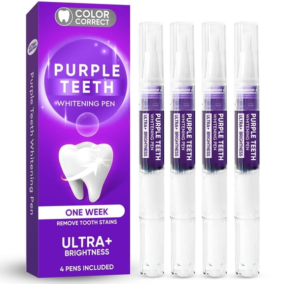 Teeth Whitening Pen, Removes Teeth Stains for a Bright White Smile, 4pcs