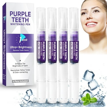 Teeth-Whitening-Pen, Removes Teeth Stains for a Bright White Smile, 4pcs