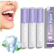 Teeth Whitening Pen,Tooth Gloss Whiter Teeth, Nature Teeth Whitening Essence Pen, Teeth Whitening Pen for Tooth Stain Removal, Deeply Cleaning Gums, Instant Gloss Results 3PCS