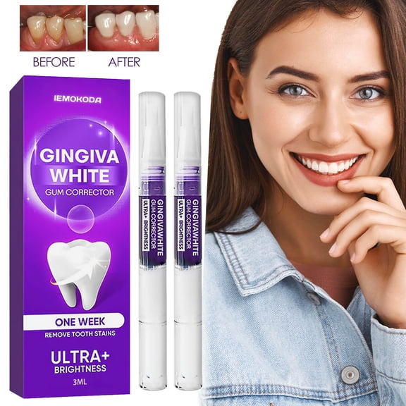 Teeth Whitening Pen for Stain Removal, Strength Teeth Whitening, No Sensitivity with Remineralizing Pen for a Brighter Whiter Smile Mint (2-Pack)