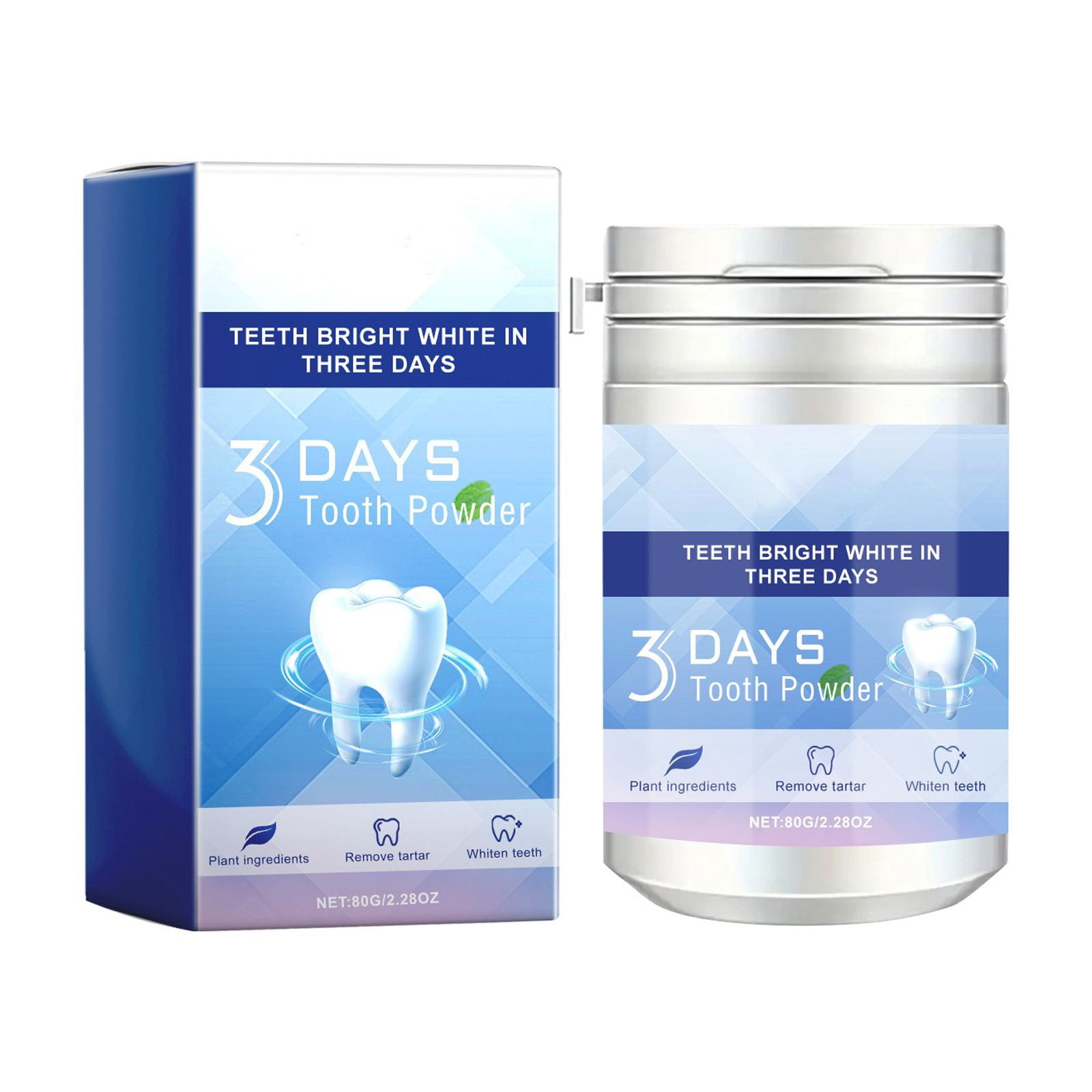 Teeth Powder, 80g Bright Pearl Spearmint Flavor - Natural Teeth , Teeth ...
