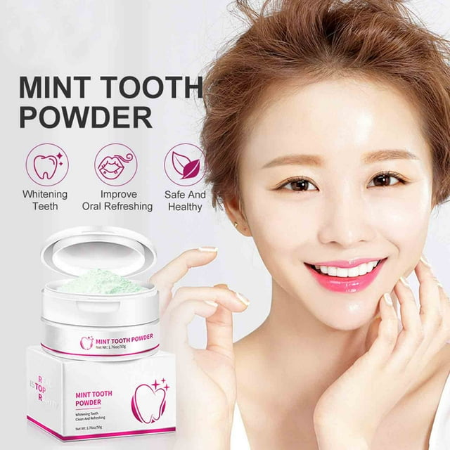 Teeth Whitening Powder Oral Hygiene Cleaning Teeth Plaque Tartar Removal Stains Tooth White