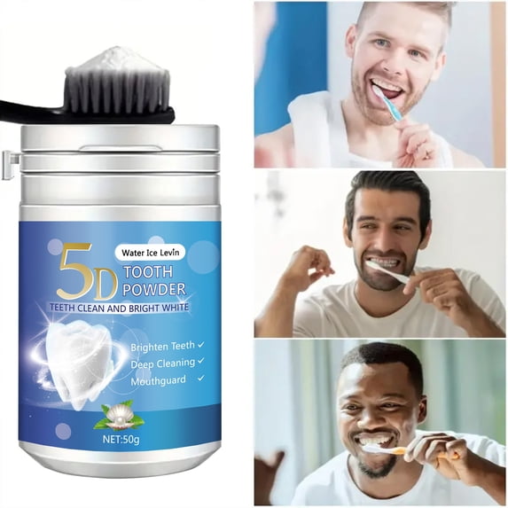 Teeth Whitening Tooth Powder – Stain Removal Oral Cleaning Powder for Fresh Breath