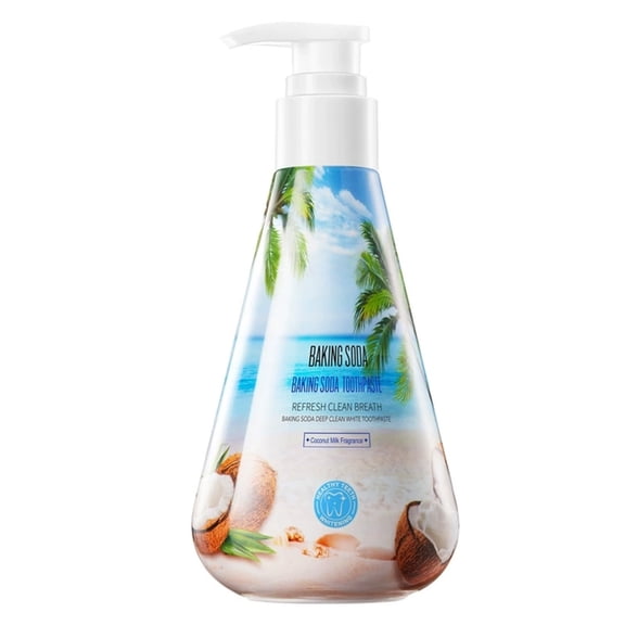 Teeth Whitening Toothpaste,Teeth Whitening Sensitive Teeth,Baking Sodas Deep Cleansing Whiten Toothpaste Clean Teeth Fresh Mouth Baking Sodas Deep Clean White Toothpaste 220g