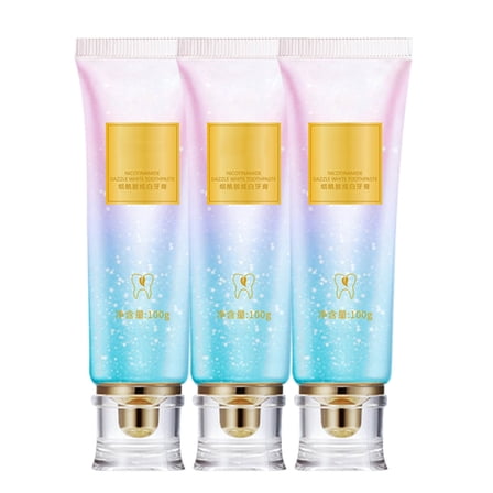 Teeth Whitening Toothpaste,Toothpaste Whitening,Niacinamide Dazzle White Toothpaste, Niacinamide Whitening Toothpaste, Fresh Breath Toothpaste, Triple Whitening Niacinamide Toothpaste(3pcs)