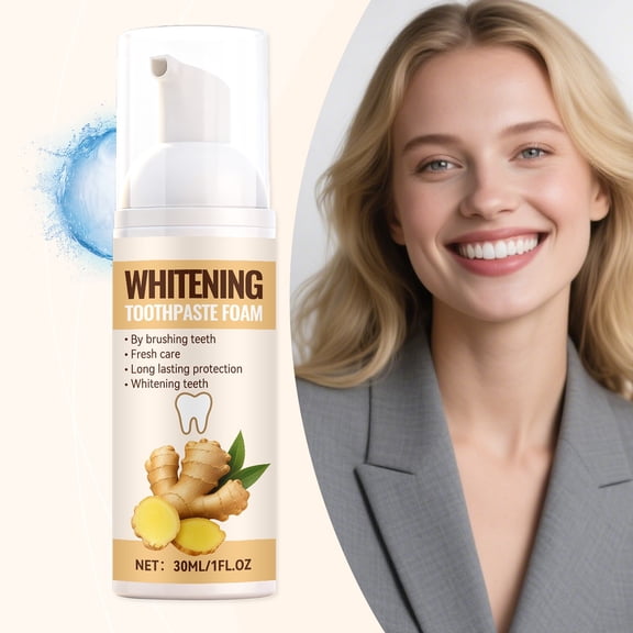 Teeth Whitening Toothpaste for Yellow Teeth, Fresh Breath & Oral Care, 30ml Tube for Daily Use, Improves Oral Health, 1 Pack