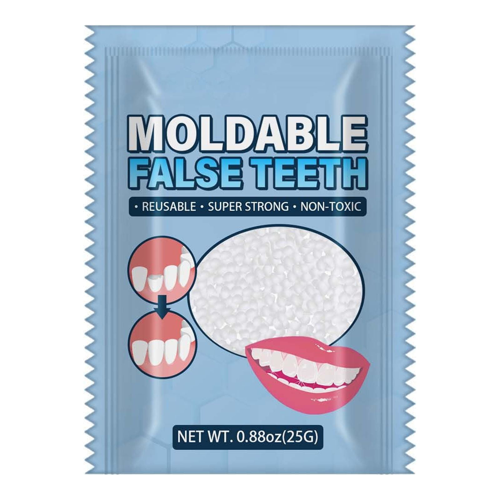 Teeth ning Mouth Guard Replacement Teeth Glue Makeup Dentures Modified