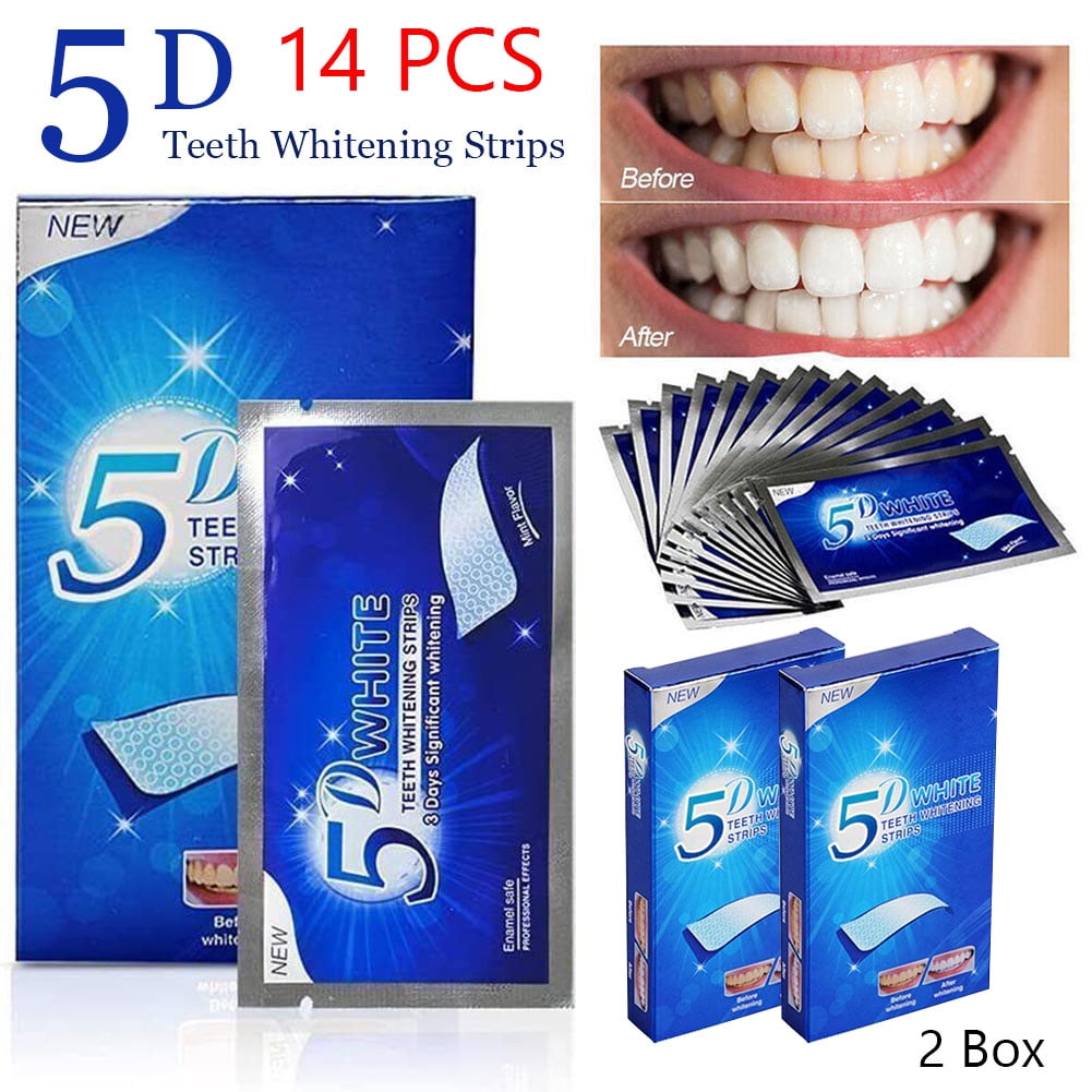Teeth whitening Strip, 14pcs Sensitivity Free Whitening Strips