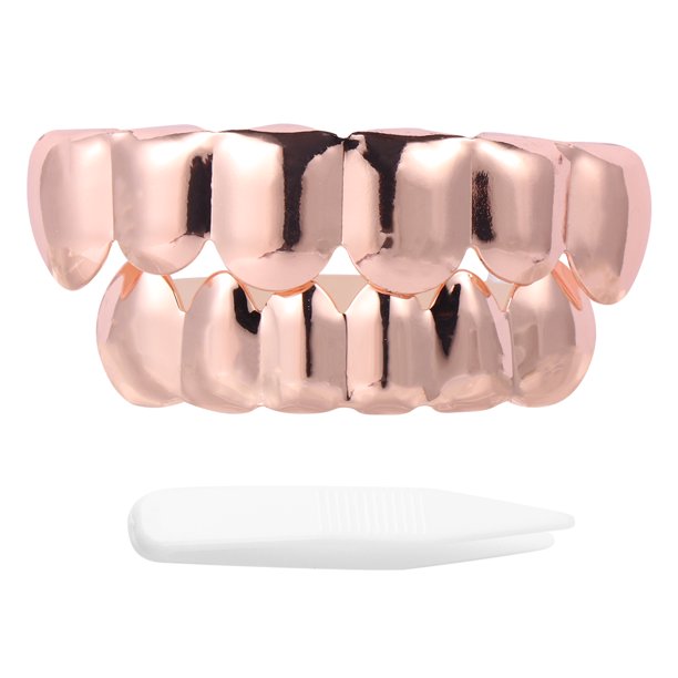Teethbrace Gold Men Golden Fake Braces Your Hip Hop Grillsrapper Mouth