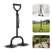 Teetheory Adjustable Standing Assist Mobility Aid, Portable Floor Lift Assist with Dual Stable Base, Lightweight Aluminum Support Handle for Standing Up, Height Adjustable 20.5-24.4 Inch