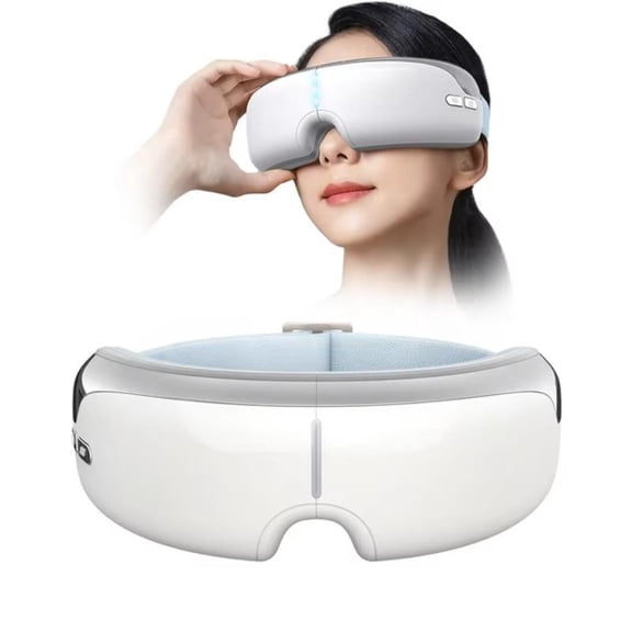 Teetheory Portable Eye Massager with Heat, Rechargeable Heated Eye Mask for Dry Eyes & Sinus, Cordless Electric Eye Massage Tool for Screen Fatigue & Stress Relief