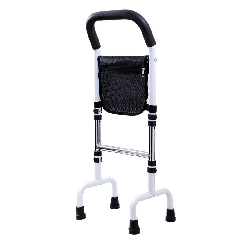 Teetheory Sturdy Standing Bedside Handrail - Reliable Getting Up Aid with Assist Handle for Easy Mobility with Storage Bag