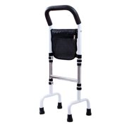 Teetheory Sturdy Standing Bedside Handrail - Reliable Getting Up Aid with Assist Handle for Easy Mobility with Storage Bag