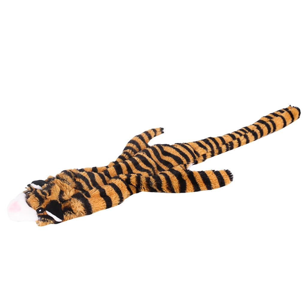 5 Pack Durable Squeaky Animal Chew Toys for Dogs Interactive Stuffing Free Pet