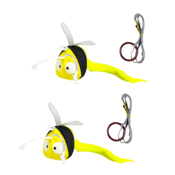 Teething Toy Bugs Shape for Kitten Chew Better Attract Sound Toy for Exercise Training