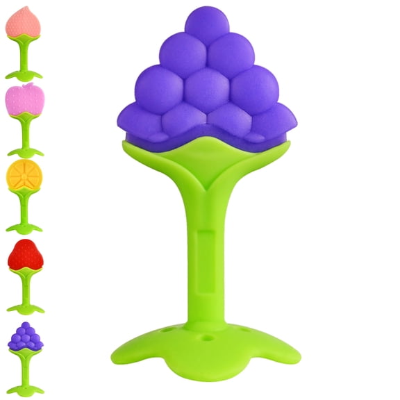 Teething Toys 3-6 Months, Educational Sensory Toys For Toddlers 1-3, Infant Toys 0-12 Months, Under 1 Dollar Toys, Baby Gifts (Pink)