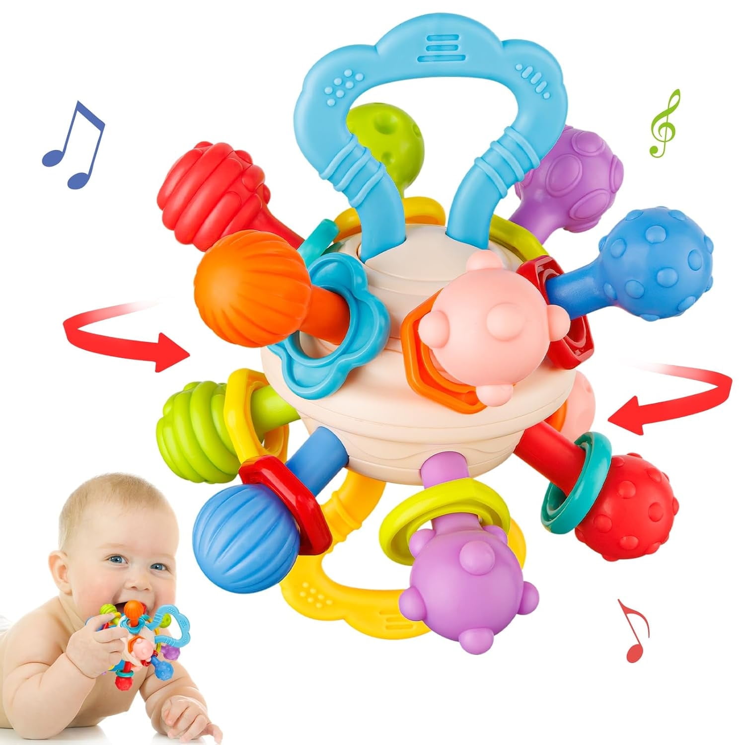 Sensory Toys For Toddlers 1-3 Baby Montessori Sensory Toys For 0-6