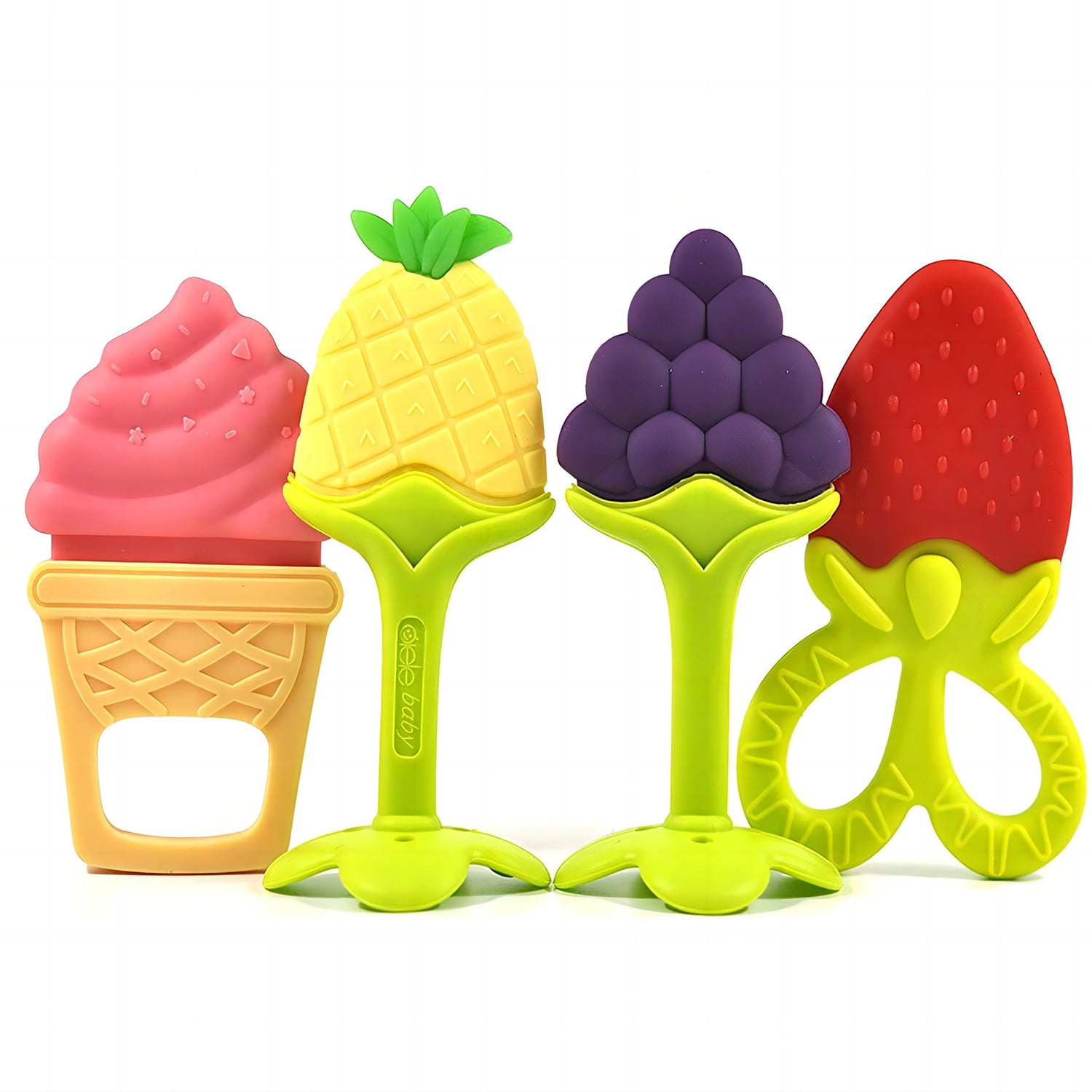 Olele Bright Teeth Teething Toys Set For Babies 6 12 Months 4P olele-bright-teeth-teething-toys-set-for-babies-6-12-months-4p
