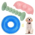 thumbnail image 1 of Teething Toys for Puppies 2-8 Months - 3Pack Soft Chew Toys for Small & Medium Dogs, Dental Cleaning & Gum Relief, 1 of 6