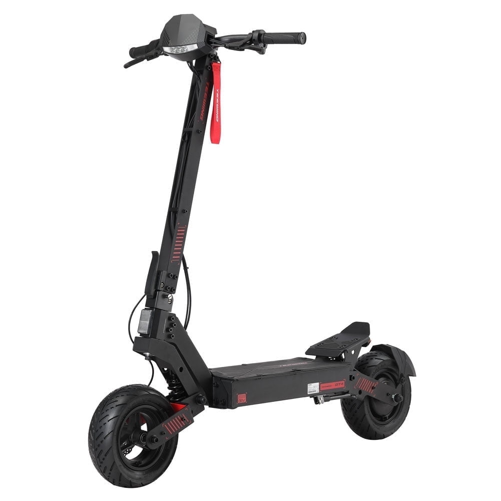 Teewing GT4 Electric Scooter: 2400W Motor, Up to 43.5 Miles Range and 43.5 mph Speed, Foldable Design with 11-inch Road Vacuum Tires for Adults
